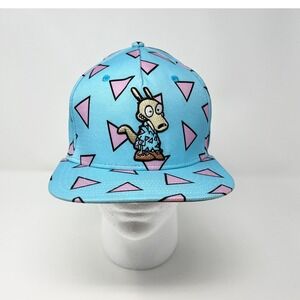 Nickelodeon Rockos Modern Life SnapBack Hat 90s Cartoon TV Show